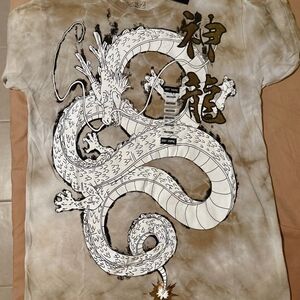 Hot Topic DBZ Shenron Tie Dye Shirt (Size M but fits like S)